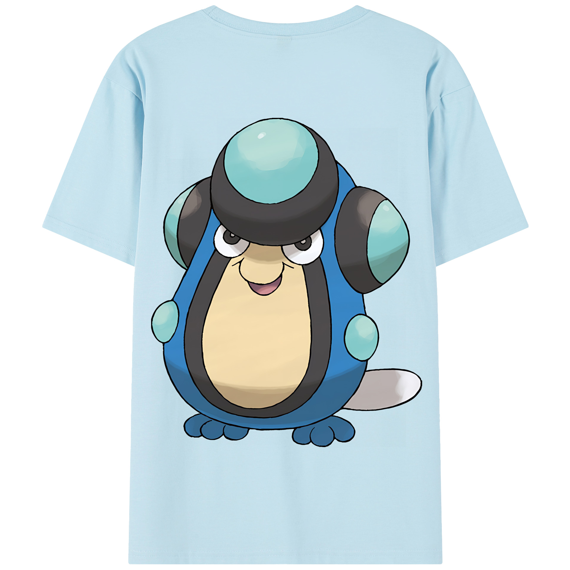 （画像用） ポケットモンスター Pokémon 綿100％半袖Tシャツ（背面プリント）